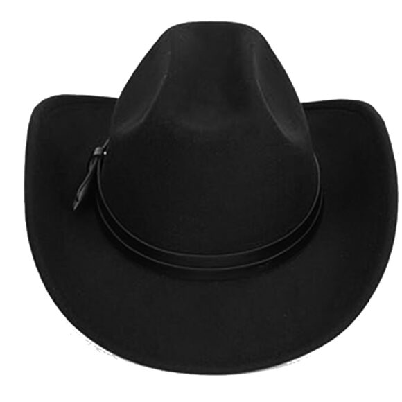 9818 Western Cowboy Hat For Women Men Classic Roll-up-brim Cowgirl-hat main image 6